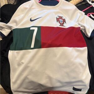 Portugal Soccer Jersey with Number 7